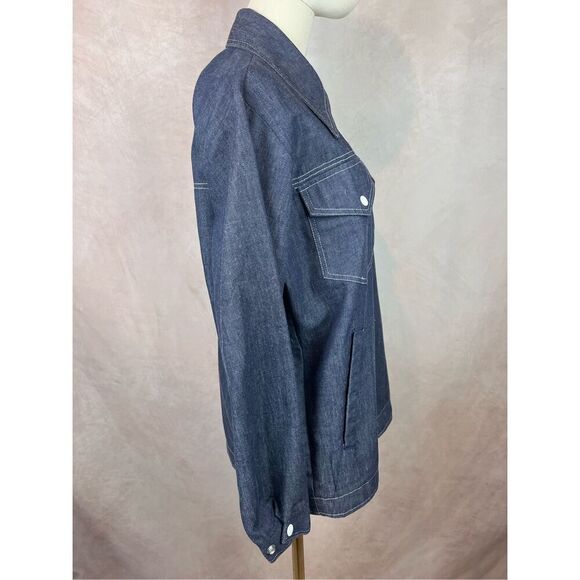 Vintage 70s 80s Goodyear Racing Denim Workwear Jacket Medium NASCAR - Picture 7 of 11